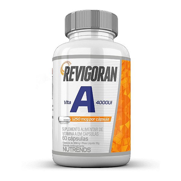 Revigoran Vitamina A 4000UI 1250mcg 60 Caps - Nutrends