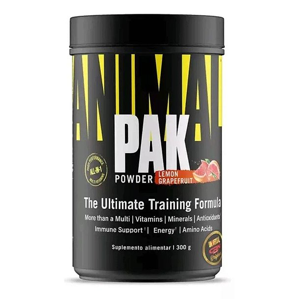 Animal Pak Powder Lemon Grapefruit 300g - Universal
