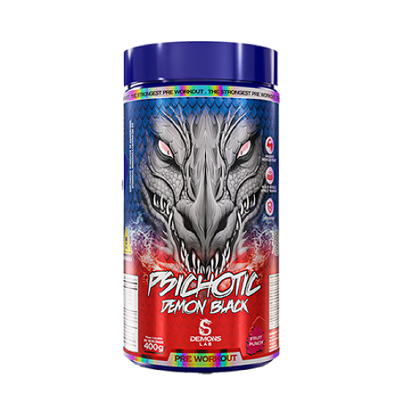 Pre Treino Psichotic Demon Black Fruit Punch 400g Demons Lab