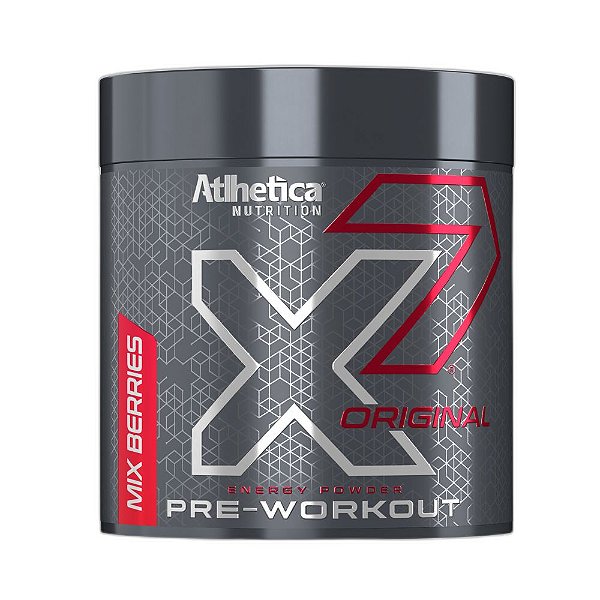 Pre Treino X7 Original Frutas Vermelhas 300g - Atlhetica