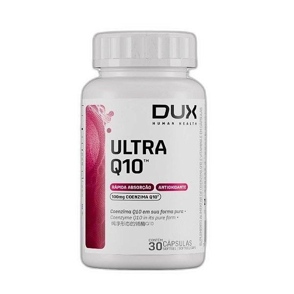 Coenzima Q10 Ubiquinona Vitamina E 100 Mg 30 Caps - Dux