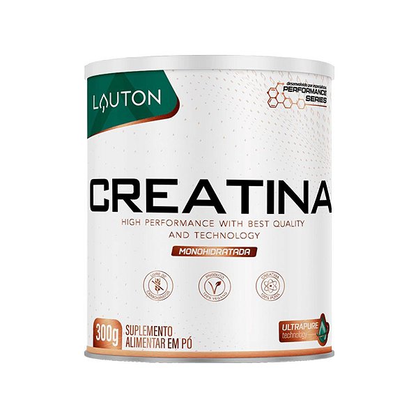 Creatina Monohidratada 100% Pura Ultrapure  300g - Lauton