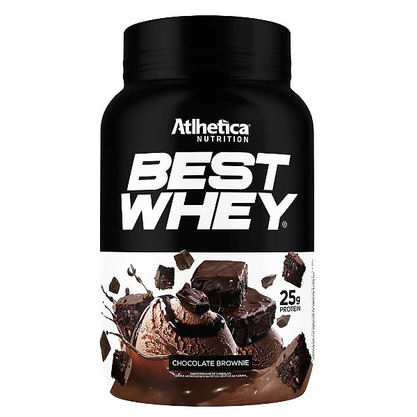 Best Whey Isolado Hidrolisado Brownie 900g - Atlhetica