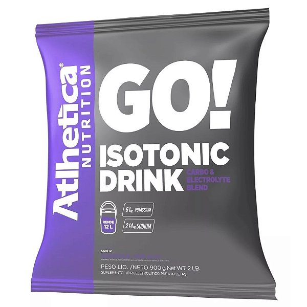Go Isotonico Eletrolitos Guarana Acai 900g - Atlhetica