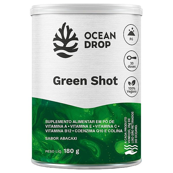 Suco Verde Green Shot  30 Doses 180g - Ocean Drop