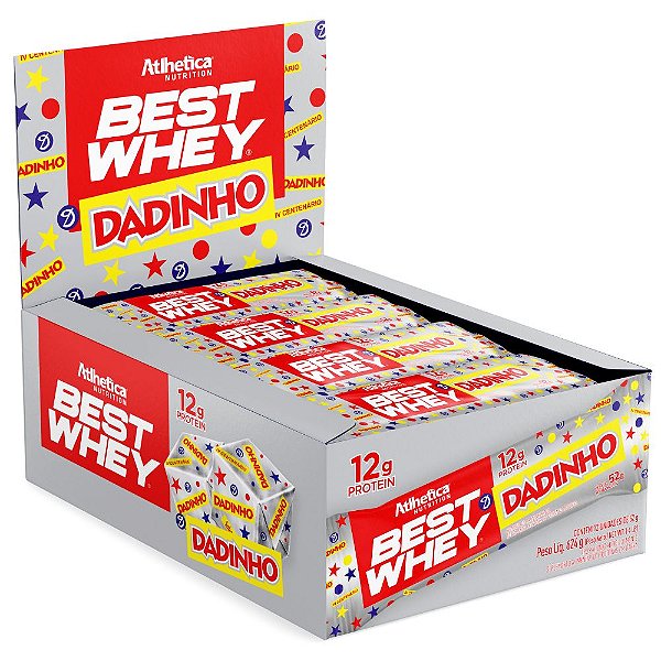 Best Whey Bar 12g Proteina 12Un Dadinho - Atlhetica