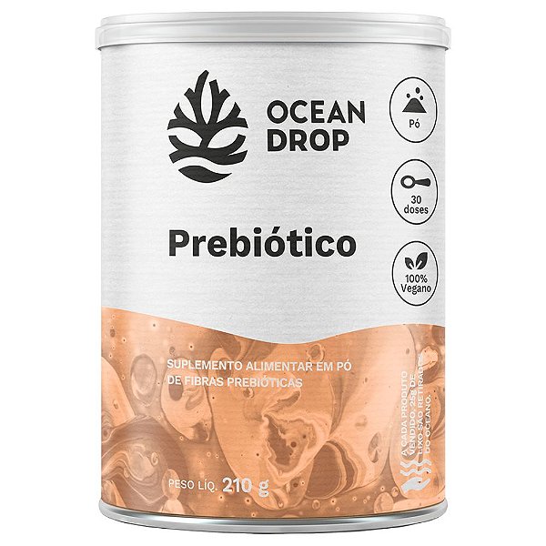 Prebiotico Fibras em Po 30 Doses 210G - Ocean Drop