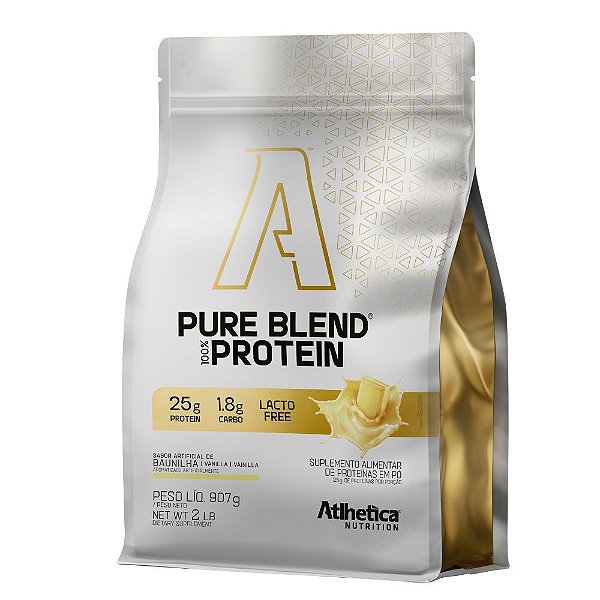 Whey Isolado Blend Zero Lactose 907g Baunilha - Atlhetica