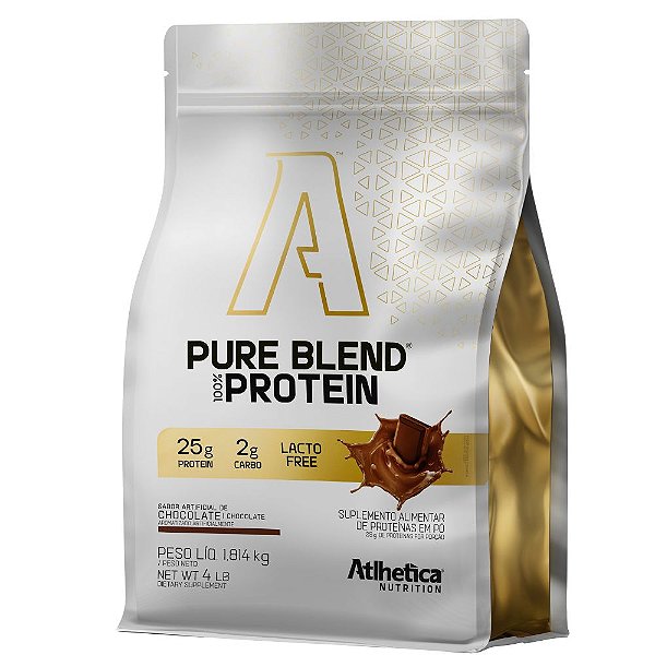 Whey Isolado Blend Zero Lactose 1.8kg Chocolate - Atlhetica