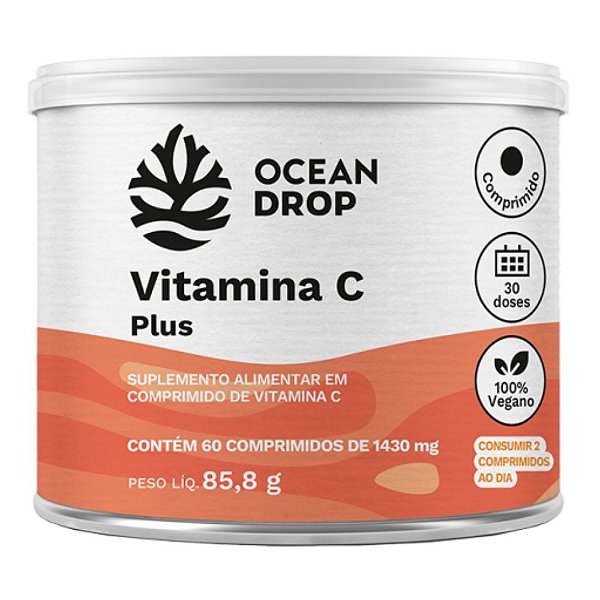 Vitamina C Plus 1430 Mg 60 Tabs - Ocean Drop