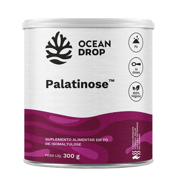 Palatinose em Po Isomaltulose 300g - Ocean Drop