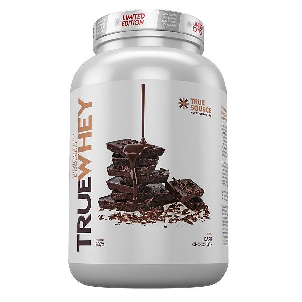 True Whey Protein Isolado Dark Chocolate 837g - True Source