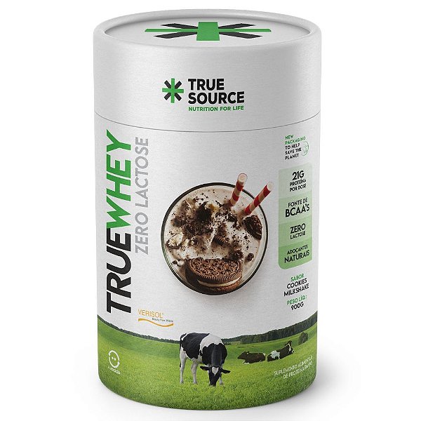 True Whey Concentrado Sem Lactose Cookies 900g - True Source