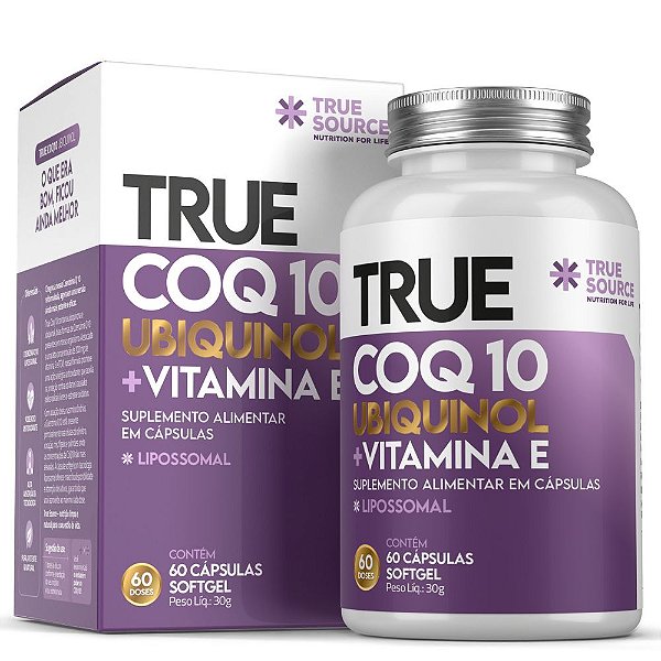 True CoQ10 Ubiquinol Lipossomal 60 Caps - True Source