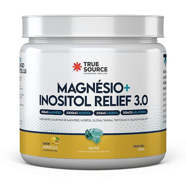 Magnesio Inositol Relief 3.0 350g Maracuja - True Source