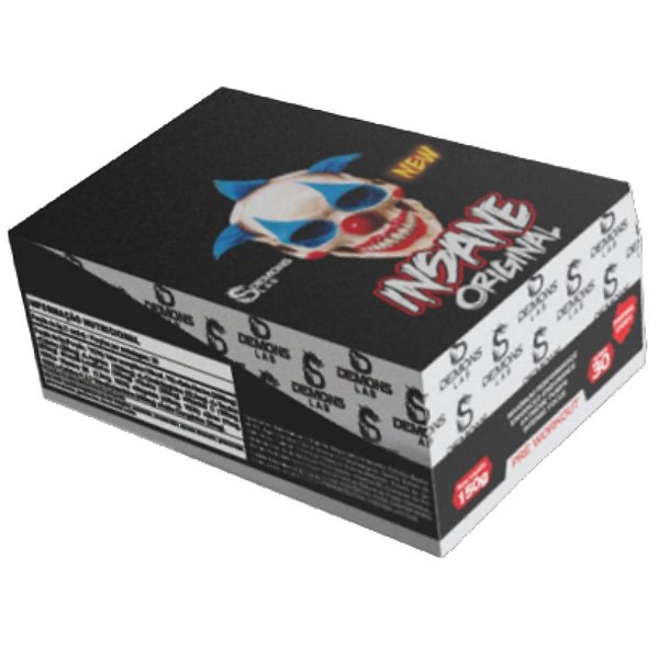 Pre Treino Insane Original Sache 30Un Tutti Fruit Demons Lab