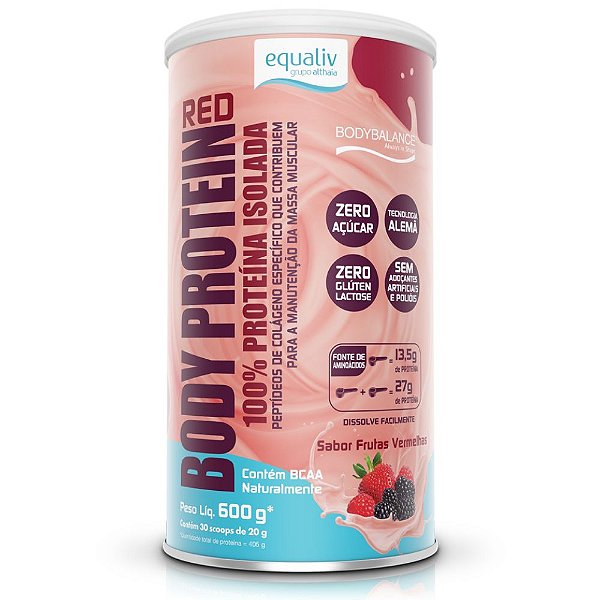Body Protein Isolado Red 600g - Equaliv