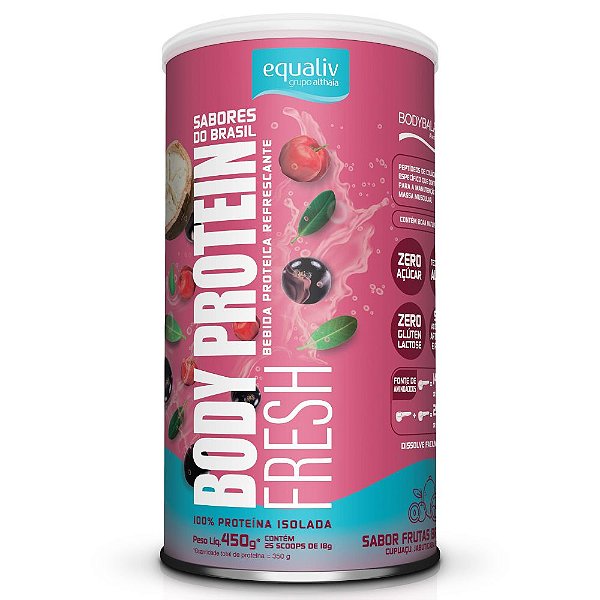 Body Protein Isolado Fresh 450g - Equaliv