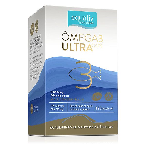 Omega 3 Ultra 1000 Mg EPA 1080 DHA 720 120 Caps - Equaliv