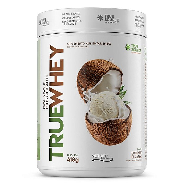 True Whey Protein Coconut Ice Cream 418g - True Source
