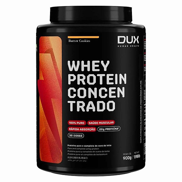 Whey Protein Concentrado Butter Cookies 900g - Dux