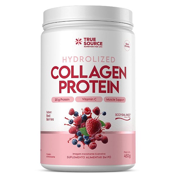 Collagen Protein Bodybalance Red Berries 450g - True Source