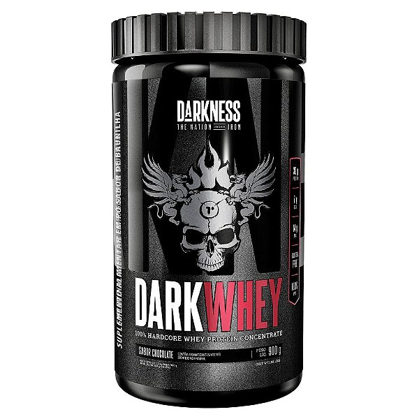 Dark Whey Concentrado 900g Chocolate - Darkness