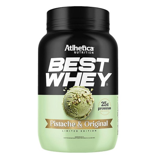 Best Whey Isolado Hidro Pistache Original 900g - Atlhetica