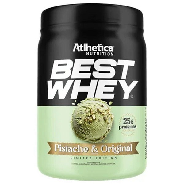 Best Whey Isolado Hidro Pistache Original 450g - Atlhetica