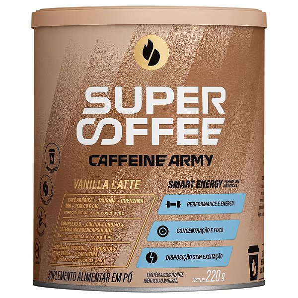 SuperCoffee 3.0 Vanilla Latte 220g - Caffeine Army
