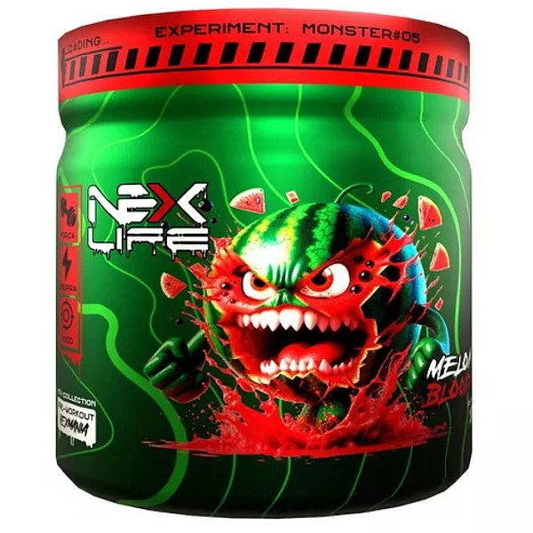 Pre Treino Cafeina 280Mg Melancia 300g - Nex Life
