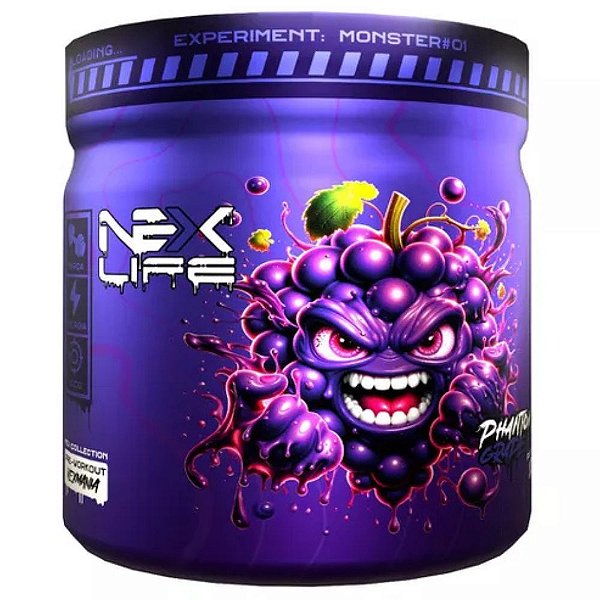 Pre Treino Cafeina 280Mg Uva 300g - Nex Life