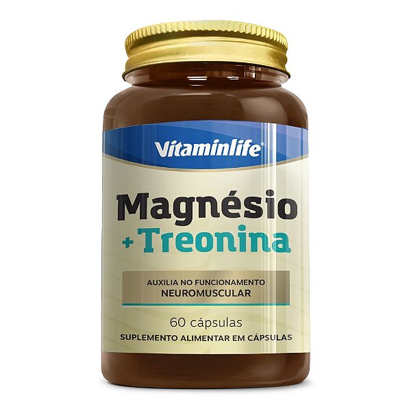 Magnesio Treonina L-Treonina 60 Caps - Vitaminlife