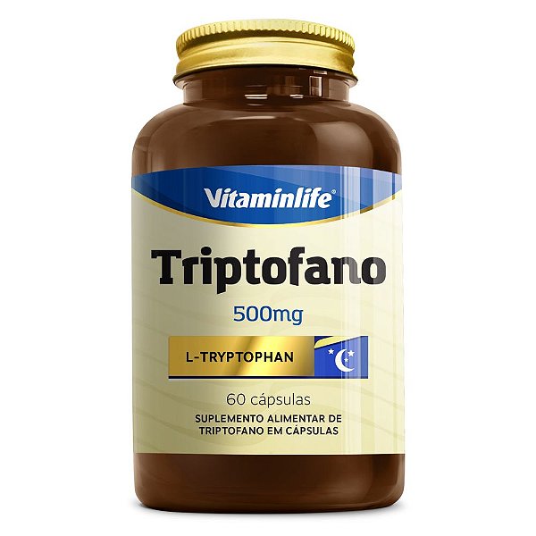 Triptofano 500 Mg 60 Caps - Vitaminlife