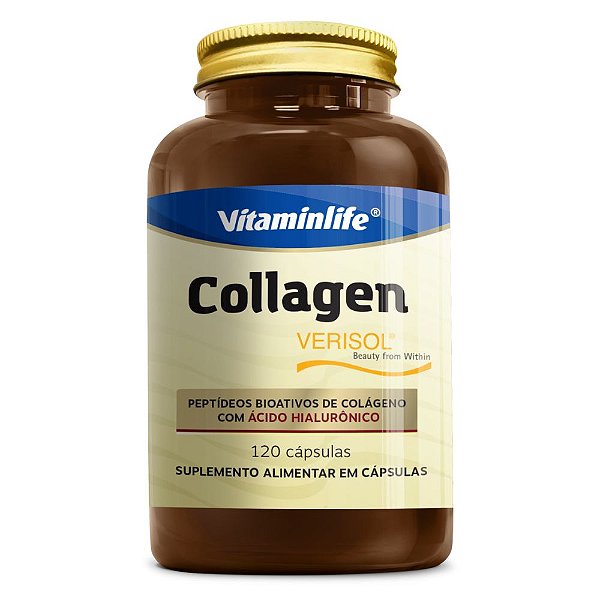 Colageno Verisol Acido Hialuronico 120 Caps - Vitaminlife