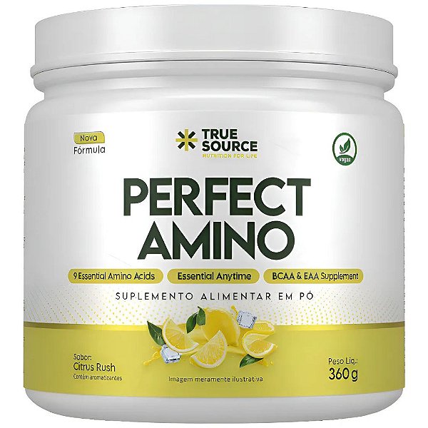 Perfect Amino Aminoacidos Citrus Rush 360g - True Source
