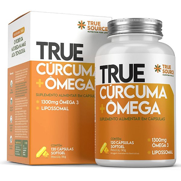 True Cur Cuma Omega Lipossomal 120 Caps - True Source