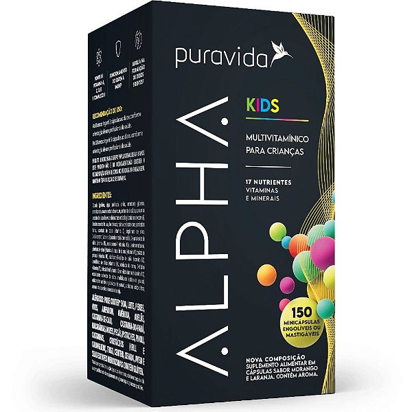 Alpha Kids Multivitaminico 150Caps - PuraVida