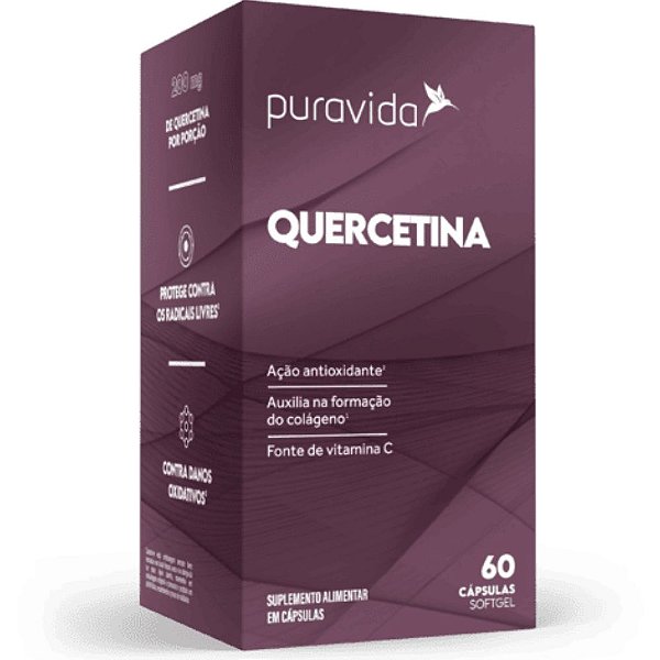Quercetina Vitamina C 60 Caps - PuraVida