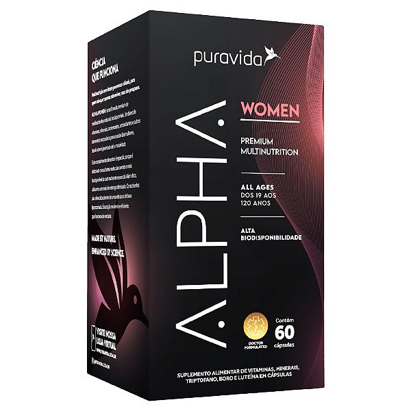 Alpha Women Multivitaminico 60 Capsulas Soft Gel - PuraVida