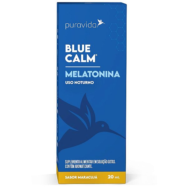Blue Calm Melatonina Maracuja Gotas 20ml - PuraVida