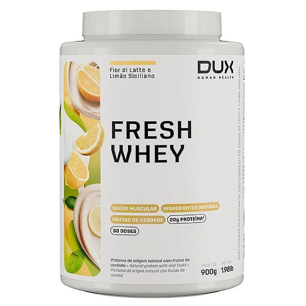 Fresh Whey Fior Di Latte Limao Siciliano 900g - Dux