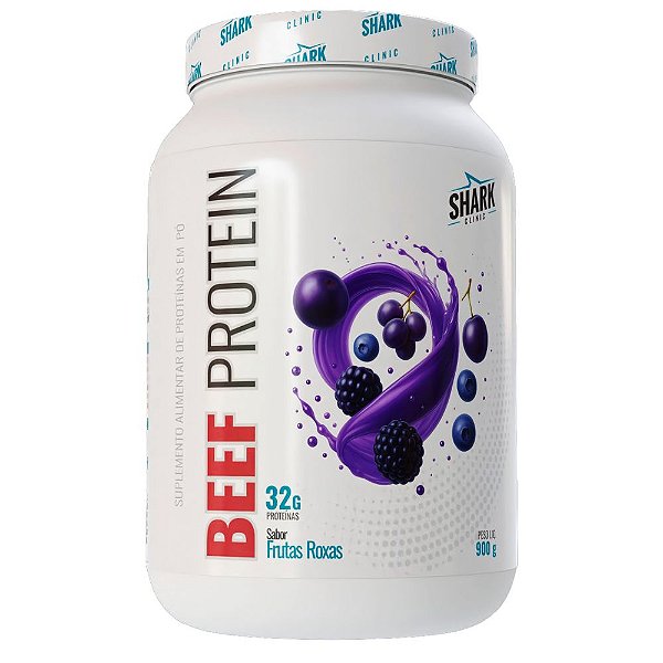 Beef Protein Frutas Roxas 900g - Shark Pro