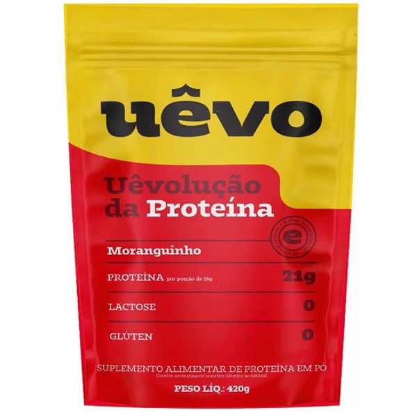Proteina Ovo Uevo Morango 420g - Uevo