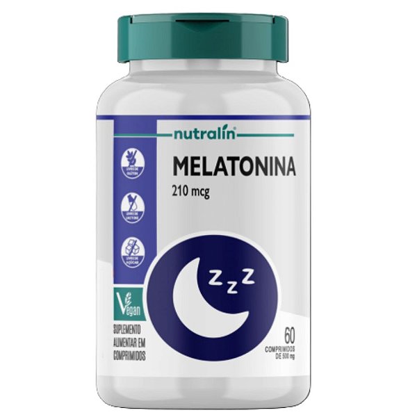 Melatonina 210Mcg 60 Comprimidos - Nutralin