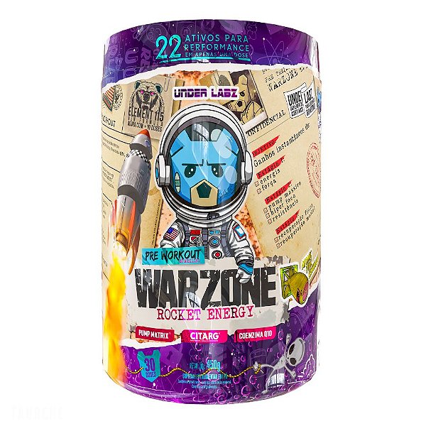 Warzone Rocket Energy 450g Atomic Pink Lemonade - Under Labz
