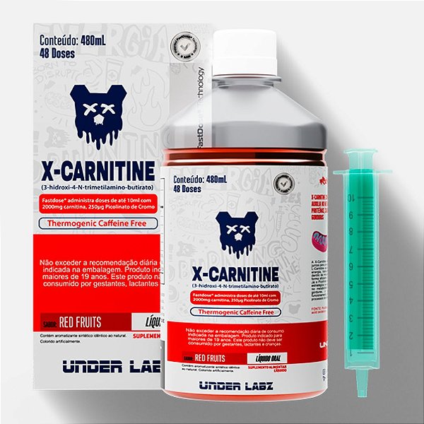 X Carnitine Borntodisrupt 480ml Red Fruits - Under Labz