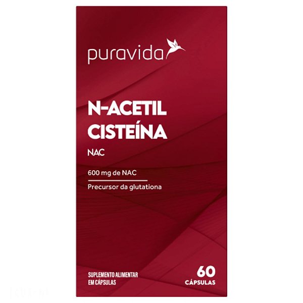 NAC Acetilcisteina 600mg 60 Cáspsulas - PuraVida