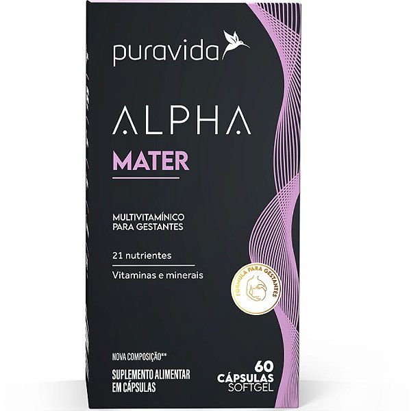 Alpha Mater Multivitaminico 60 Capsulas - PuraVida