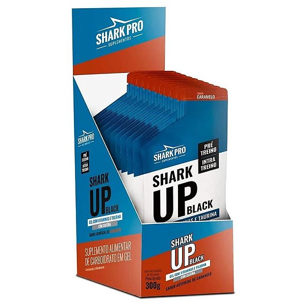 Shark Up Black Gel Caramelo 10 Un - Shark Pro